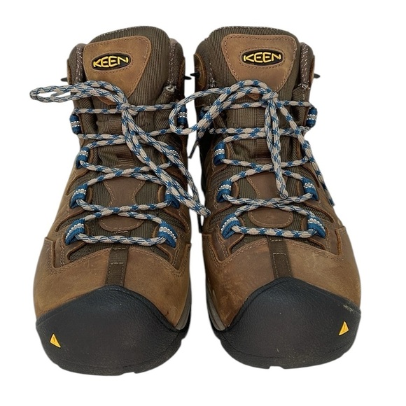 KEEN Men's Brown Leather Utility Hiking Boots Composite Toe Size 13EE Extra Wide - Picture 6 of 11